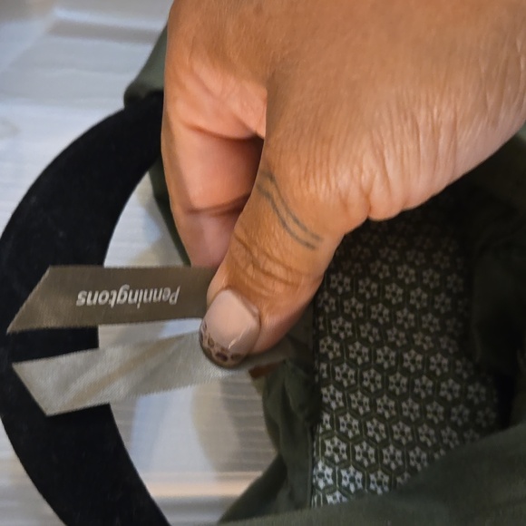 Penningtons-jacket,army green,brass hardware,utility, - Picture 11 of 14